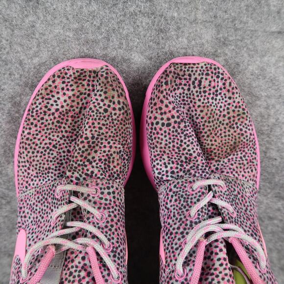 Nike Shoes Womens 7.5 Athletic Trainers Roshe Run Sneaker Casual Lifestyle Pink - Picture 7 of 12
